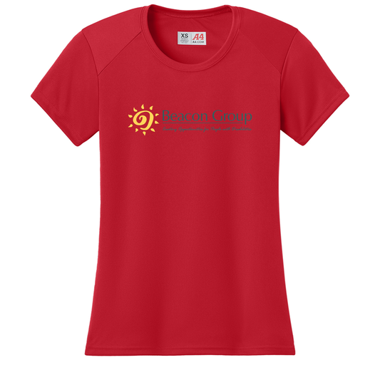 Printed A4 Women’s Cooling Performance Short Sleeve Tee